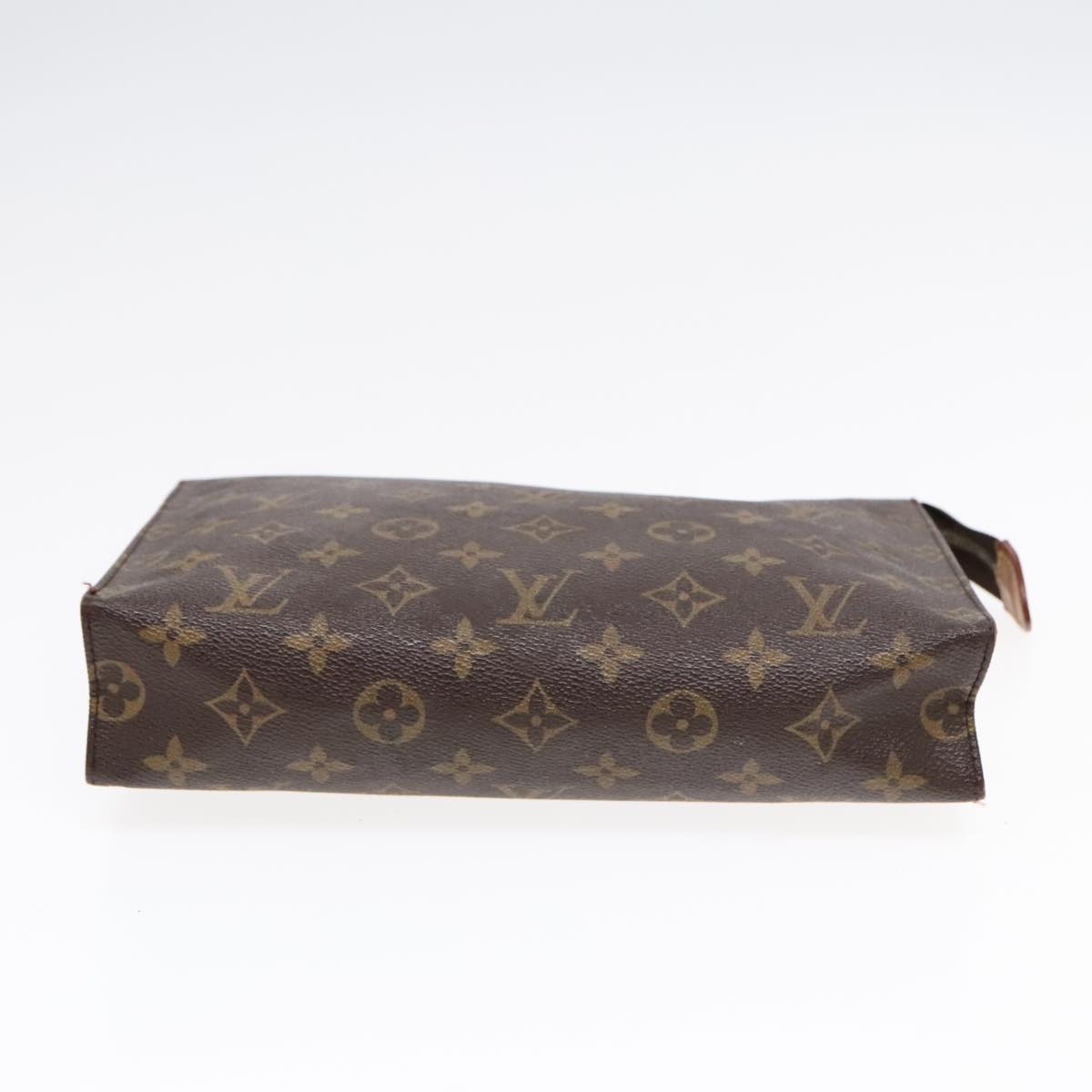 LOUIS VUITTON Monogram Poche Toilette 26 Pouch M47542 LV Auth 91940