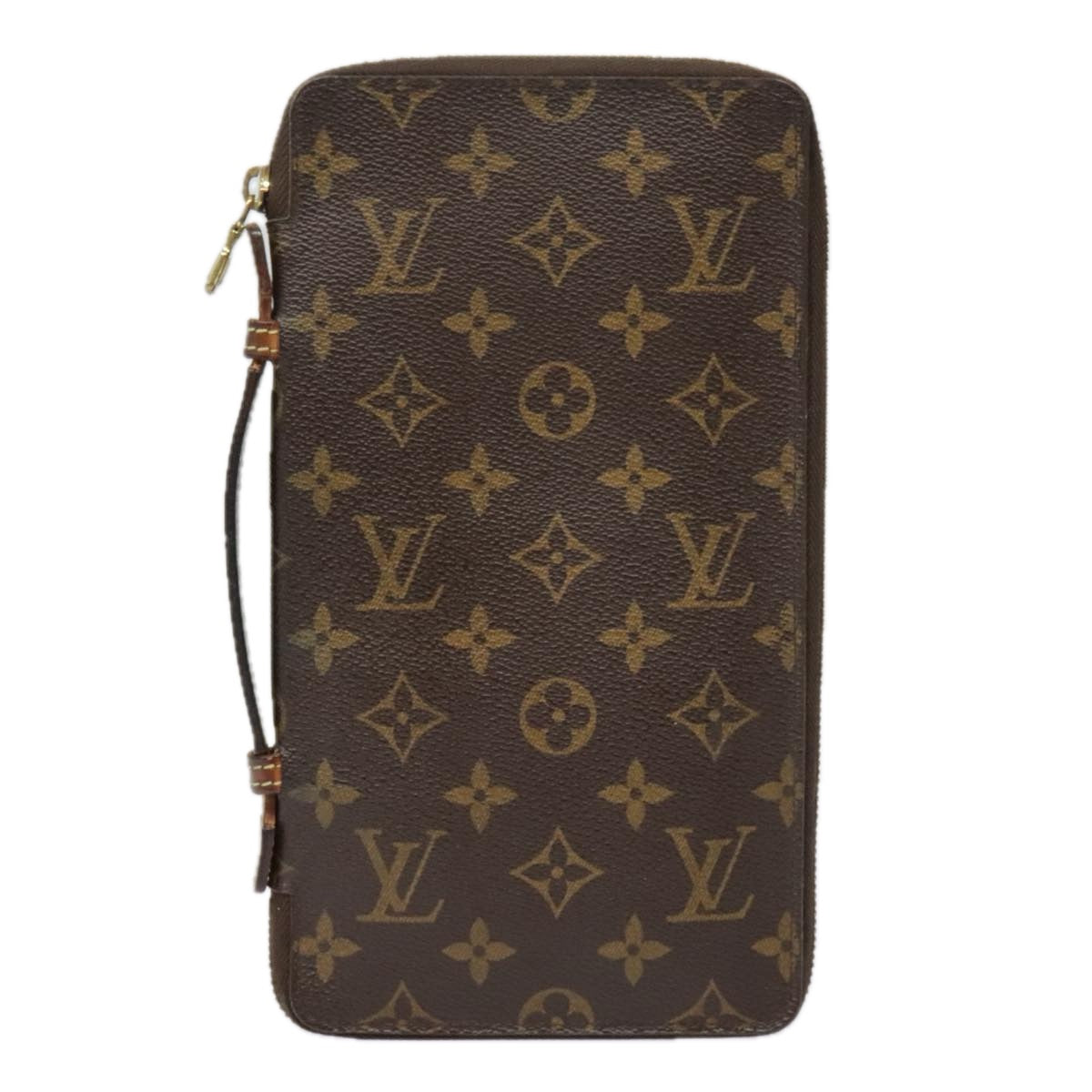 LOUIS VUITTON Monogram Organizer De Voyage Travel Case M60120 LV Auth 91941