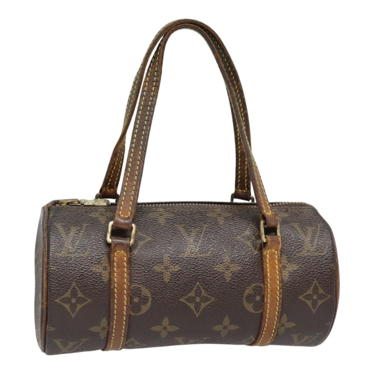 LOUIS VUITTON Monogram Papillon 19 Hand Bag M51389 LV Auth 91947