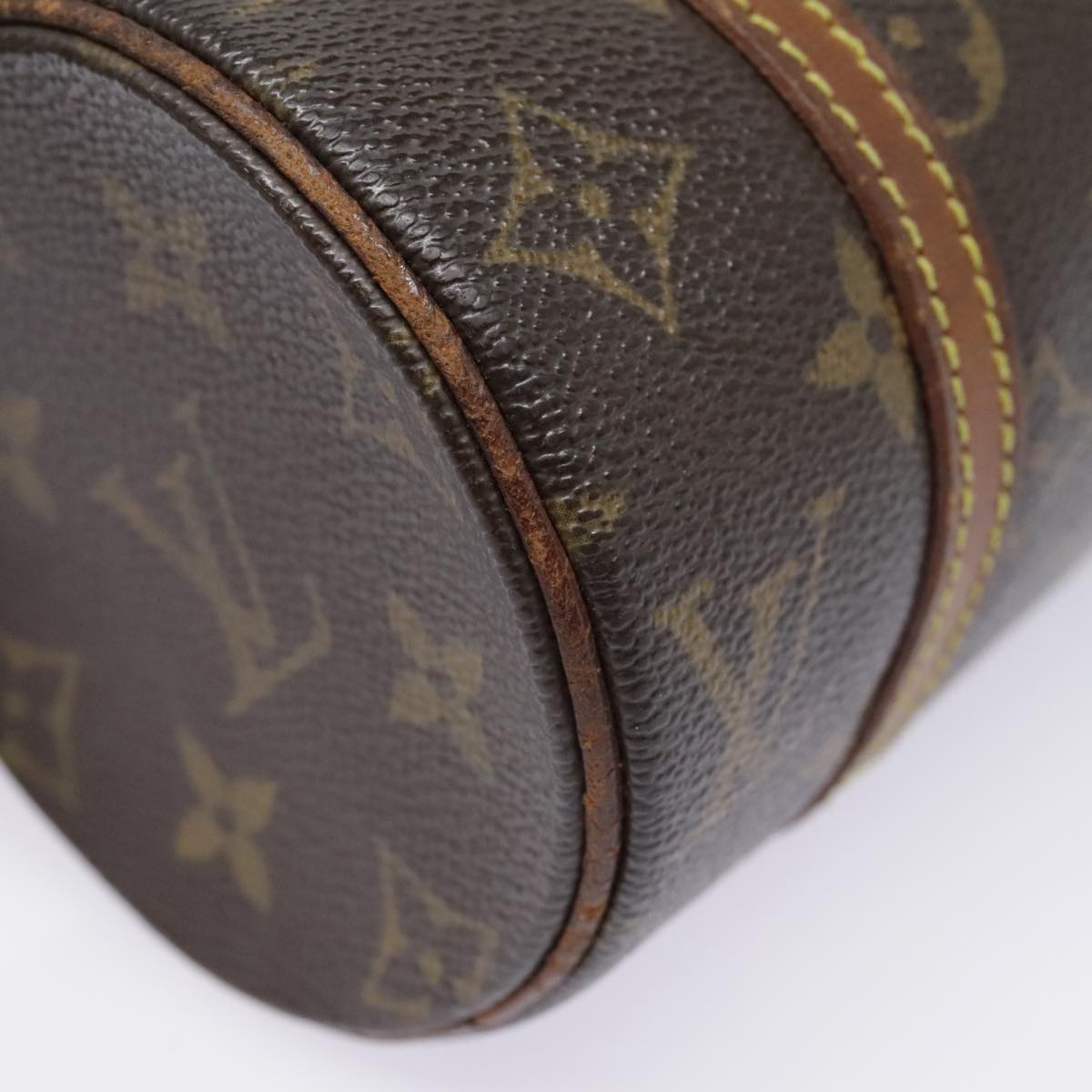 LOUIS VUITTON Monogram Papillon 19 Hand Bag M51389 LV Auth 91947