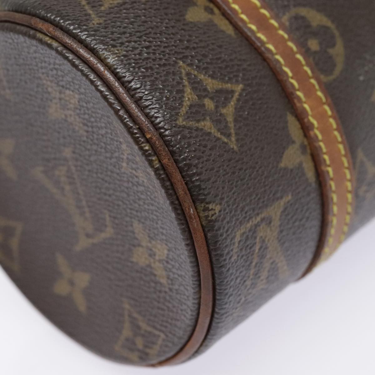 LOUIS VUITTON Monogram Papillon 19 Hand Bag M51389 LV Auth 91947