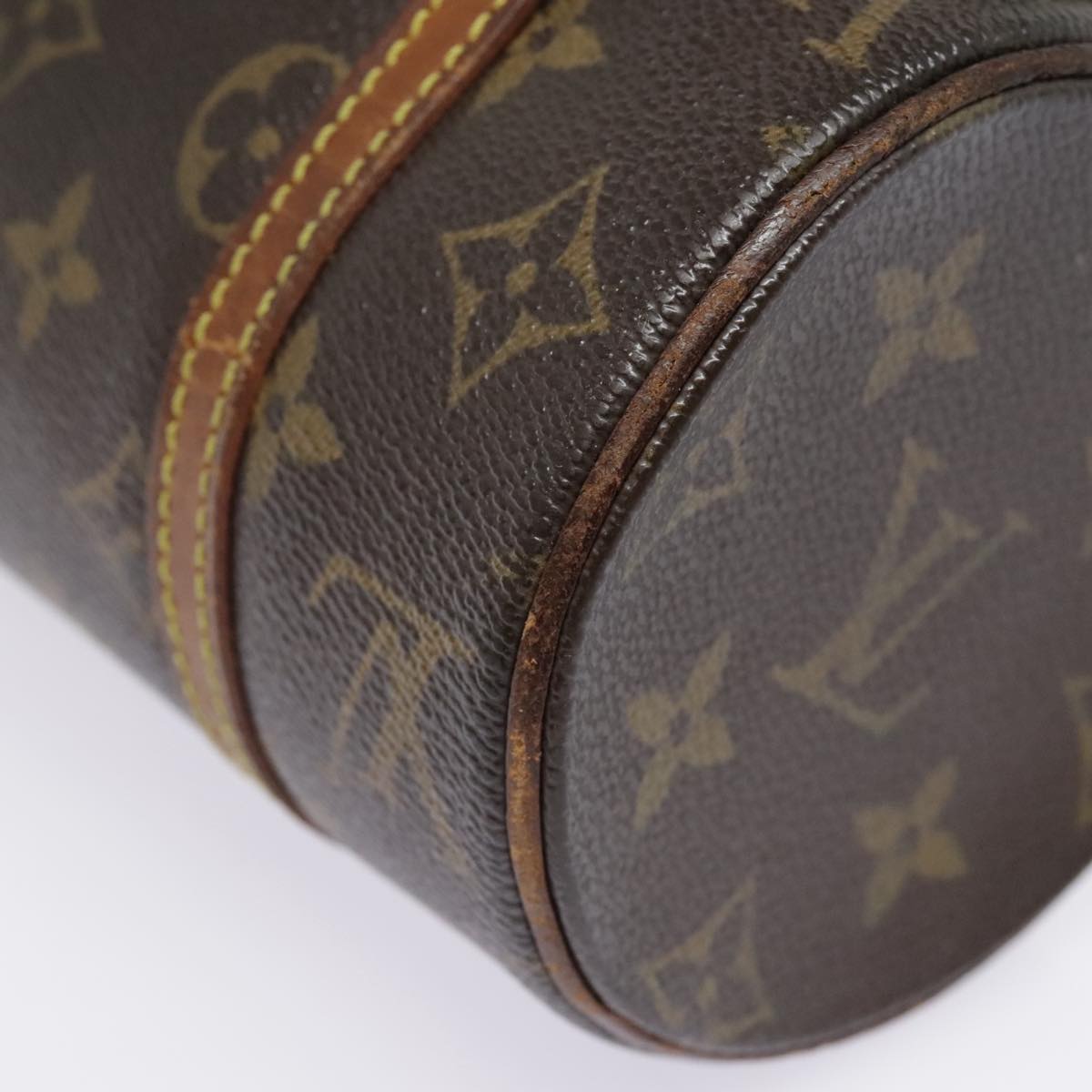 LOUIS VUITTON Monogram Papillon 19 Hand Bag M51389 LV Auth 91947