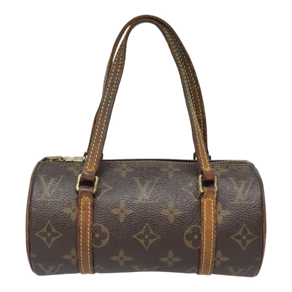 LOUIS VUITTON Monogram Papillon 19 Hand Bag M51389 LV Auth 91947