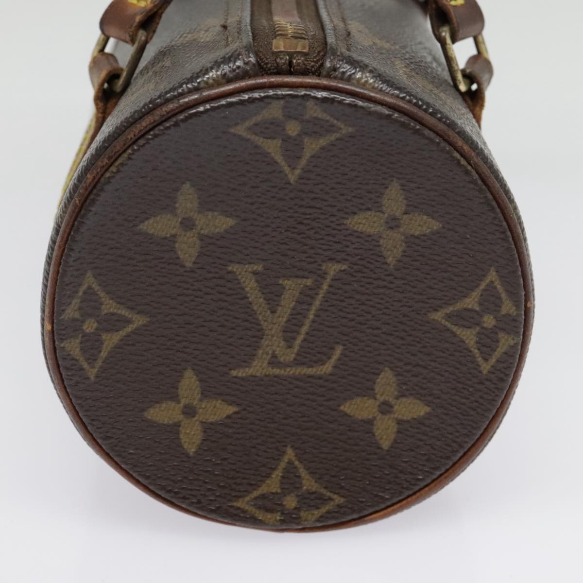 LOUIS VUITTON Monogram Papillon 19 Hand Bag M51389 LV Auth 91947