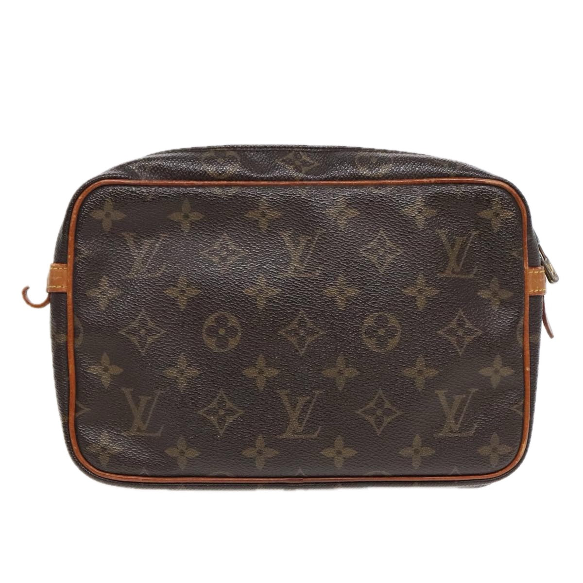 LOUIS VUITTON Monogram Compiegne 23 Clutch Bag M51847 LV Auth 91957