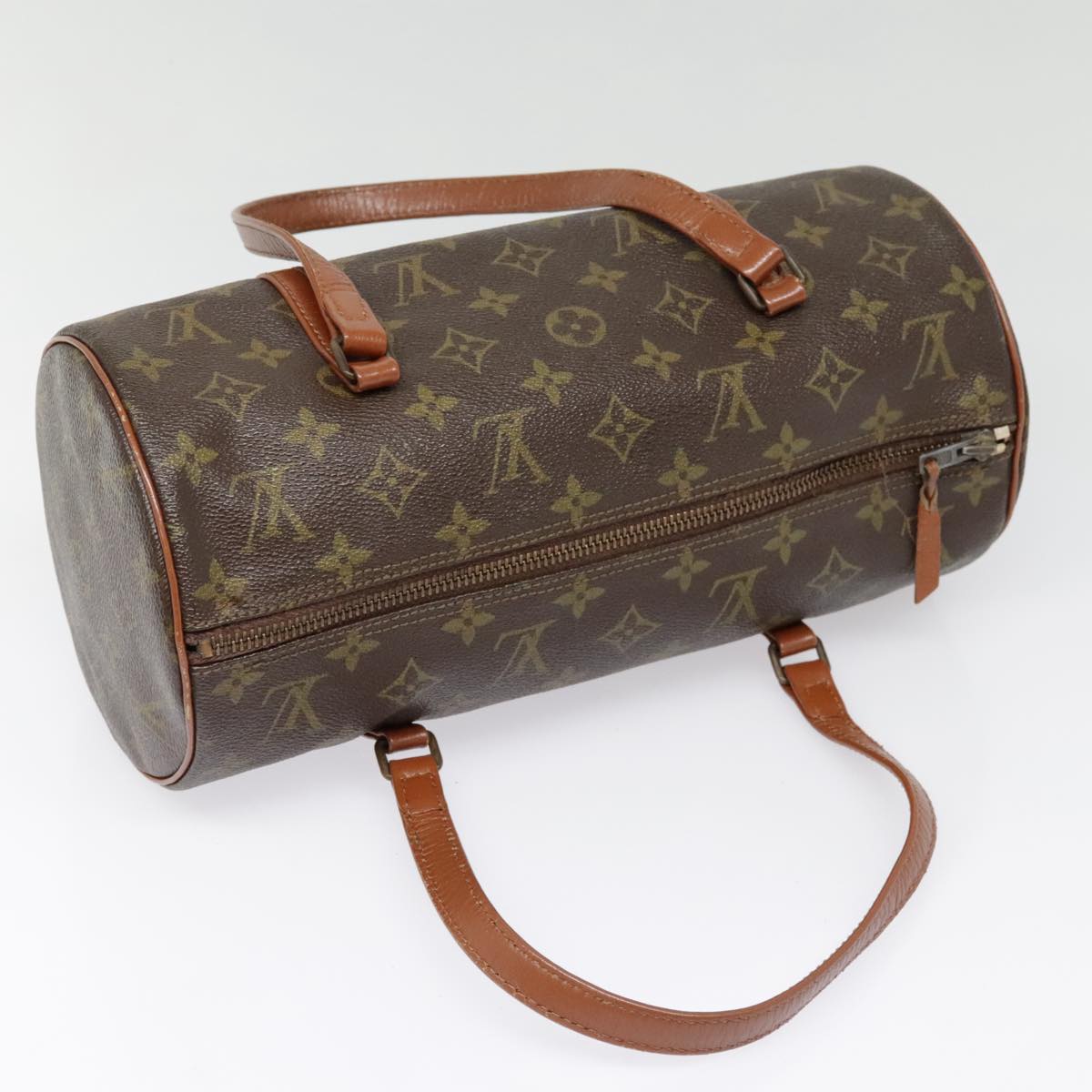 LOUIS VUITTON Monogram Papillon 30 Hand Bag M51385 LV Auth 91977