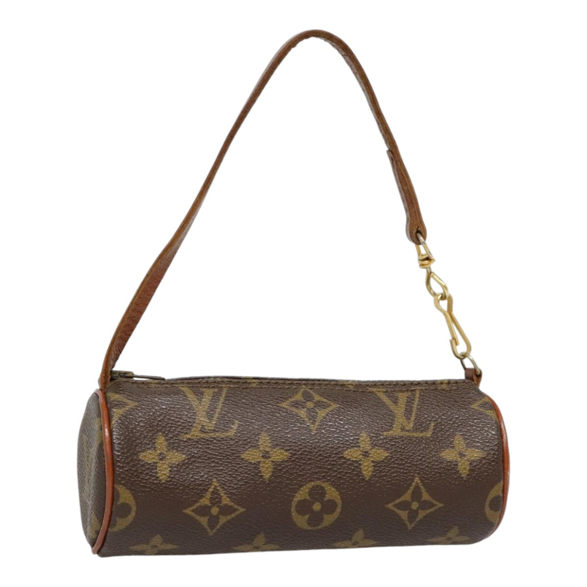 LOUIS VUITTON Monogram Papillon Pouch LV Auth 91978