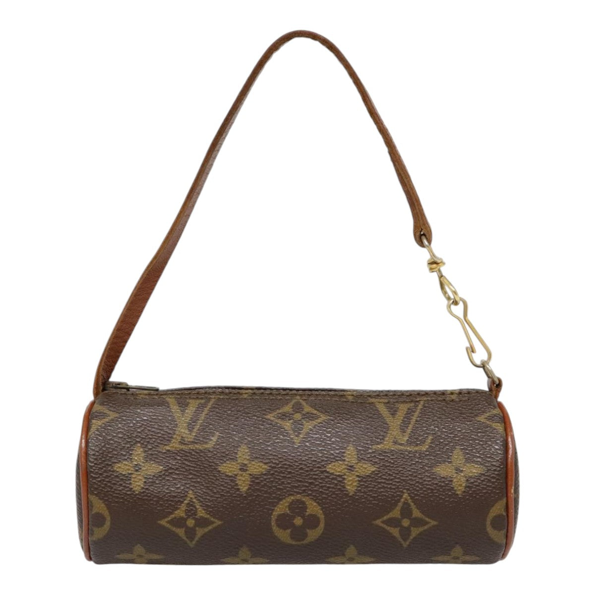 LOUIS VUITTON Monogram Papillon Pouch LV Auth 91978