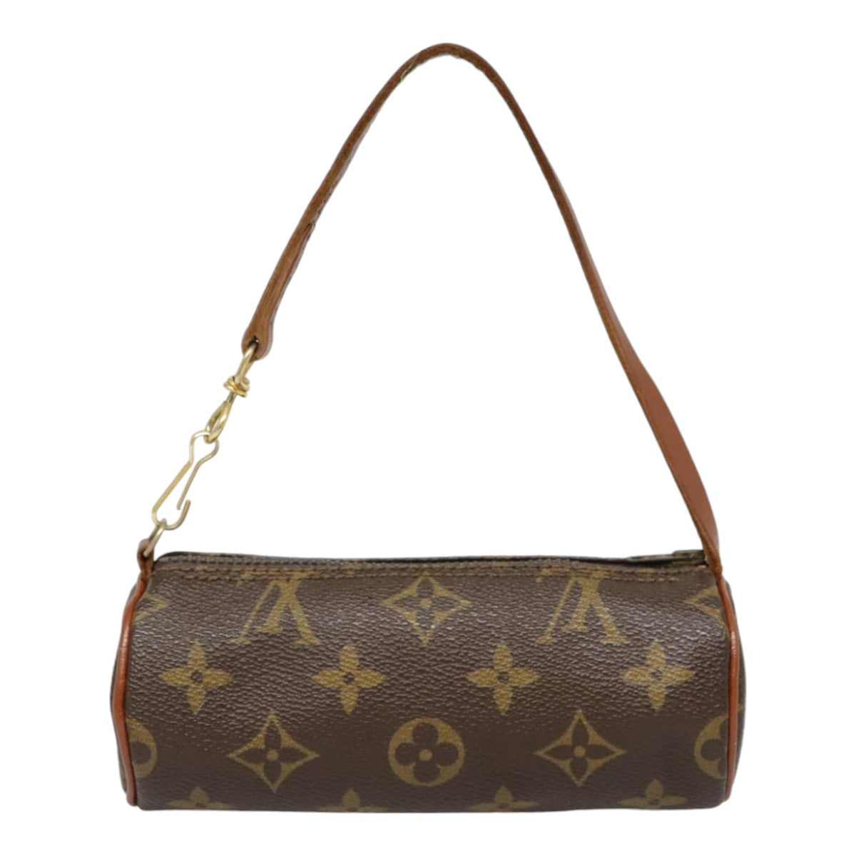 LOUIS VUITTON Monogram Papillon Pouch LV Auth 91978