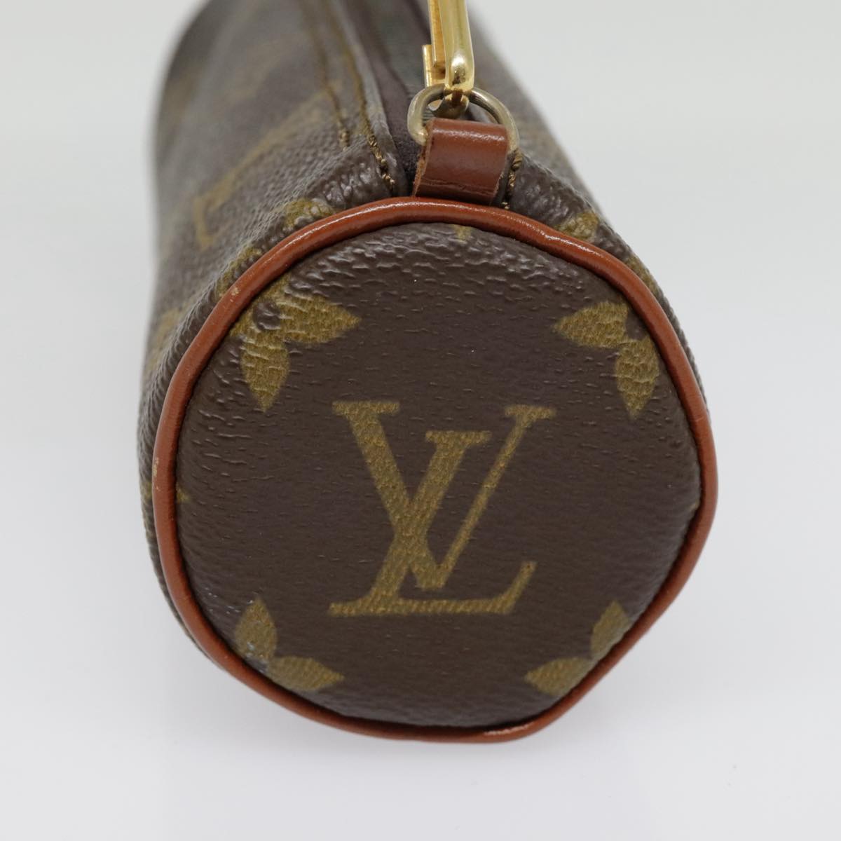 LOUIS VUITTON Monogram Papillon Pouch LV Auth 91978