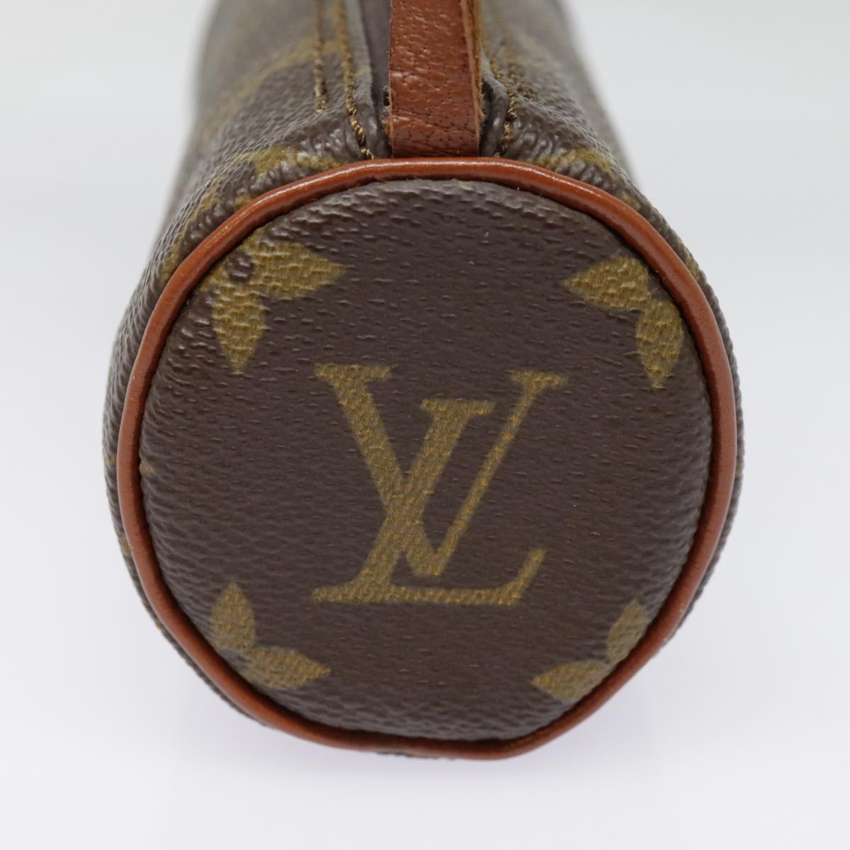 LOUIS VUITTON Monogram Papillon Pouch LV Auth 91978