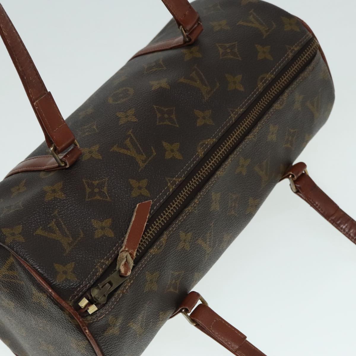 LOUIS VUITTON Monogram Papillon 30 Hand Bag M51385 LV Auth 91979