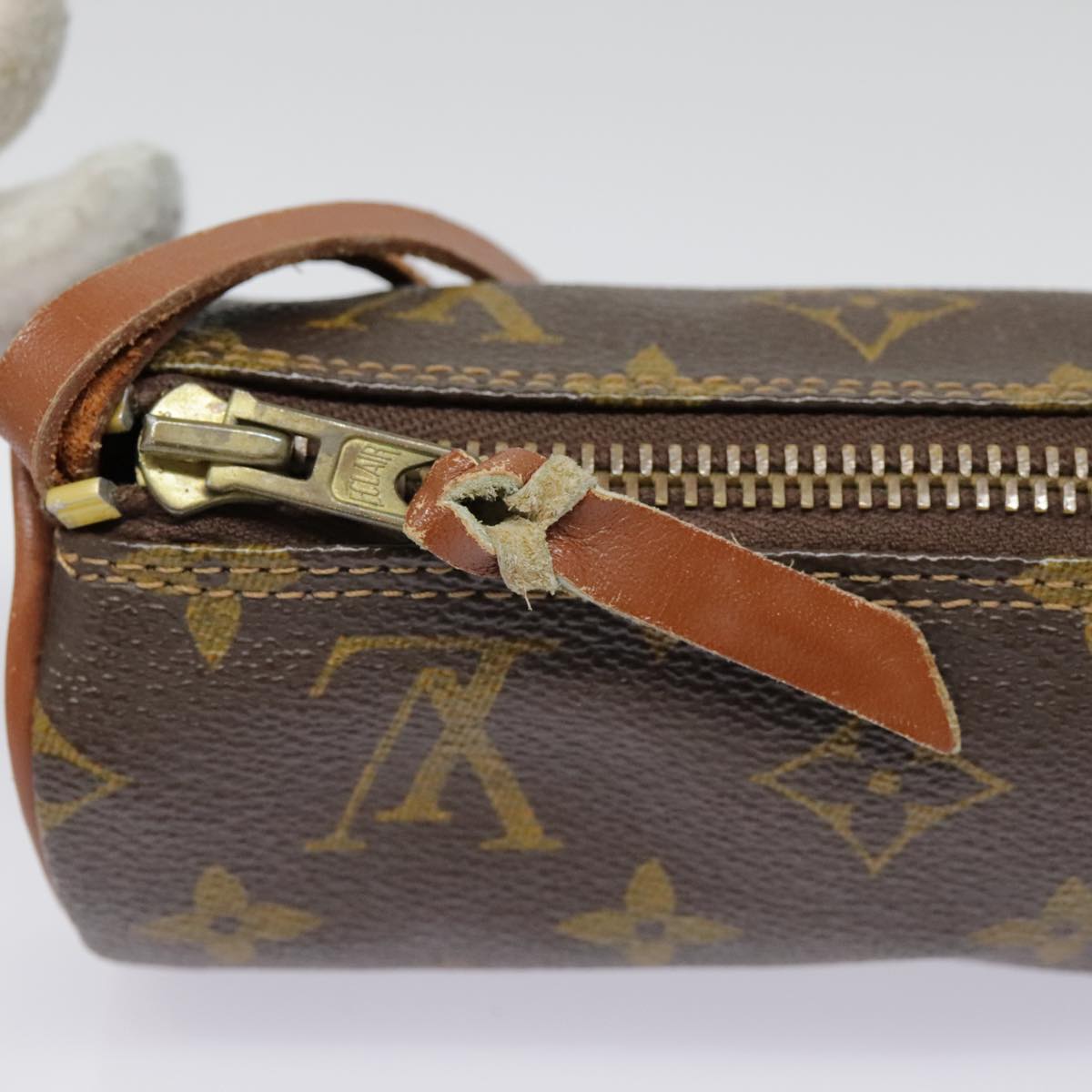 LOUIS VUITTON Monogram Papillon Pouch Vintage LV Auth 91980