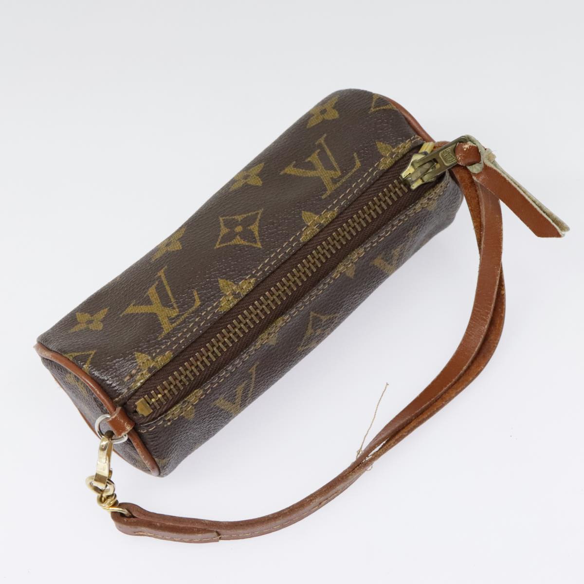 LOUIS VUITTON Monogram Papillon Pouch Vintage LV Auth 91980