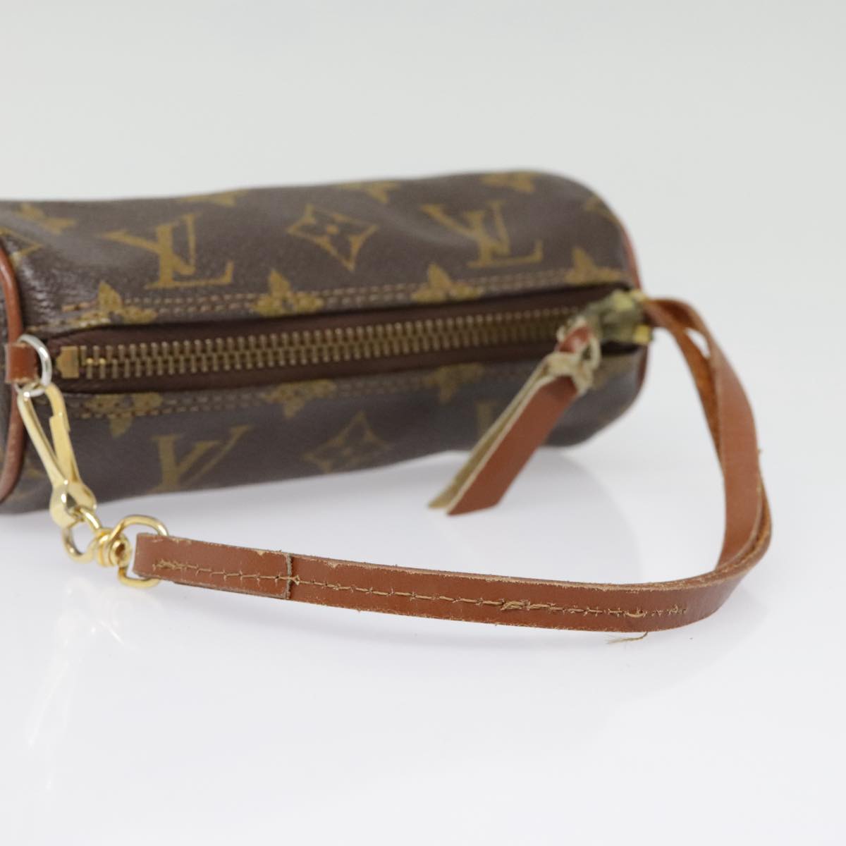 LOUIS VUITTON Monogram Papillon Pouch Vintage LV Auth 91980