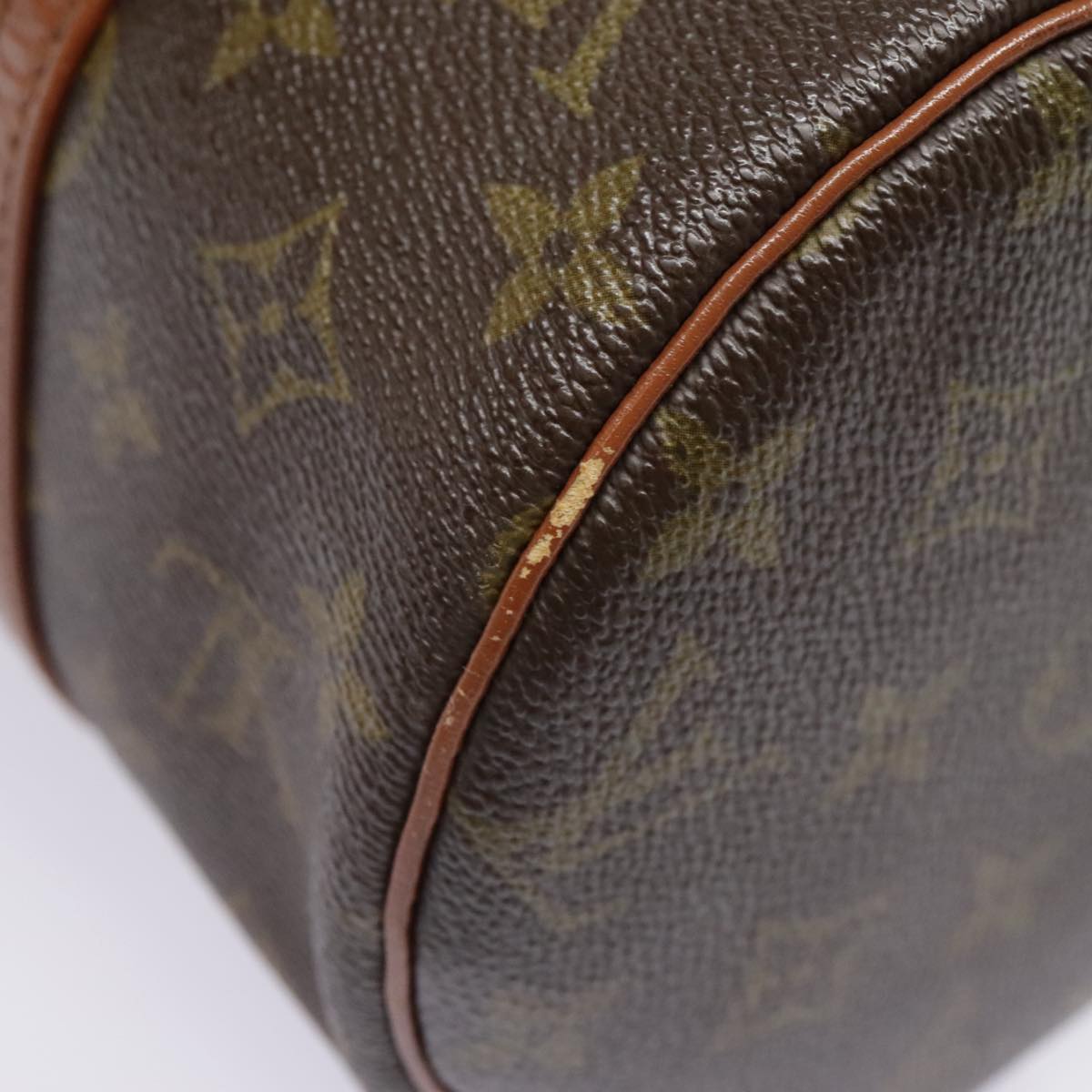 LOUIS VUITTON Monogram Papillon 30 Hand Bag M51385 LV Auth 91981