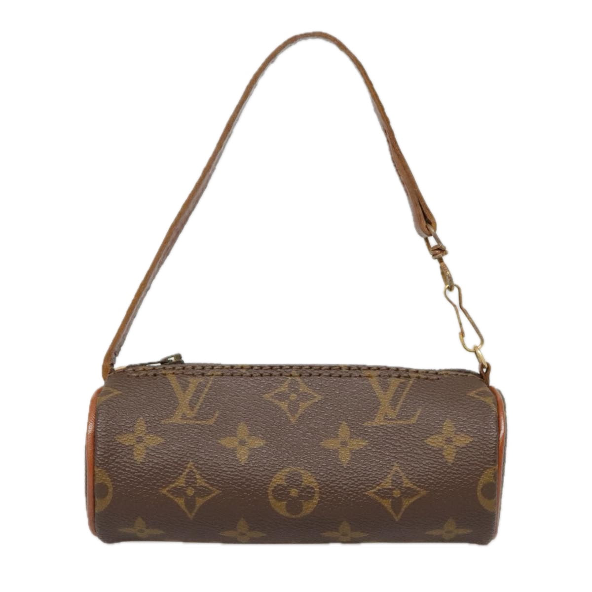 LOUIS VUITTON Monogram Papillon Pouch LV Auth 91982