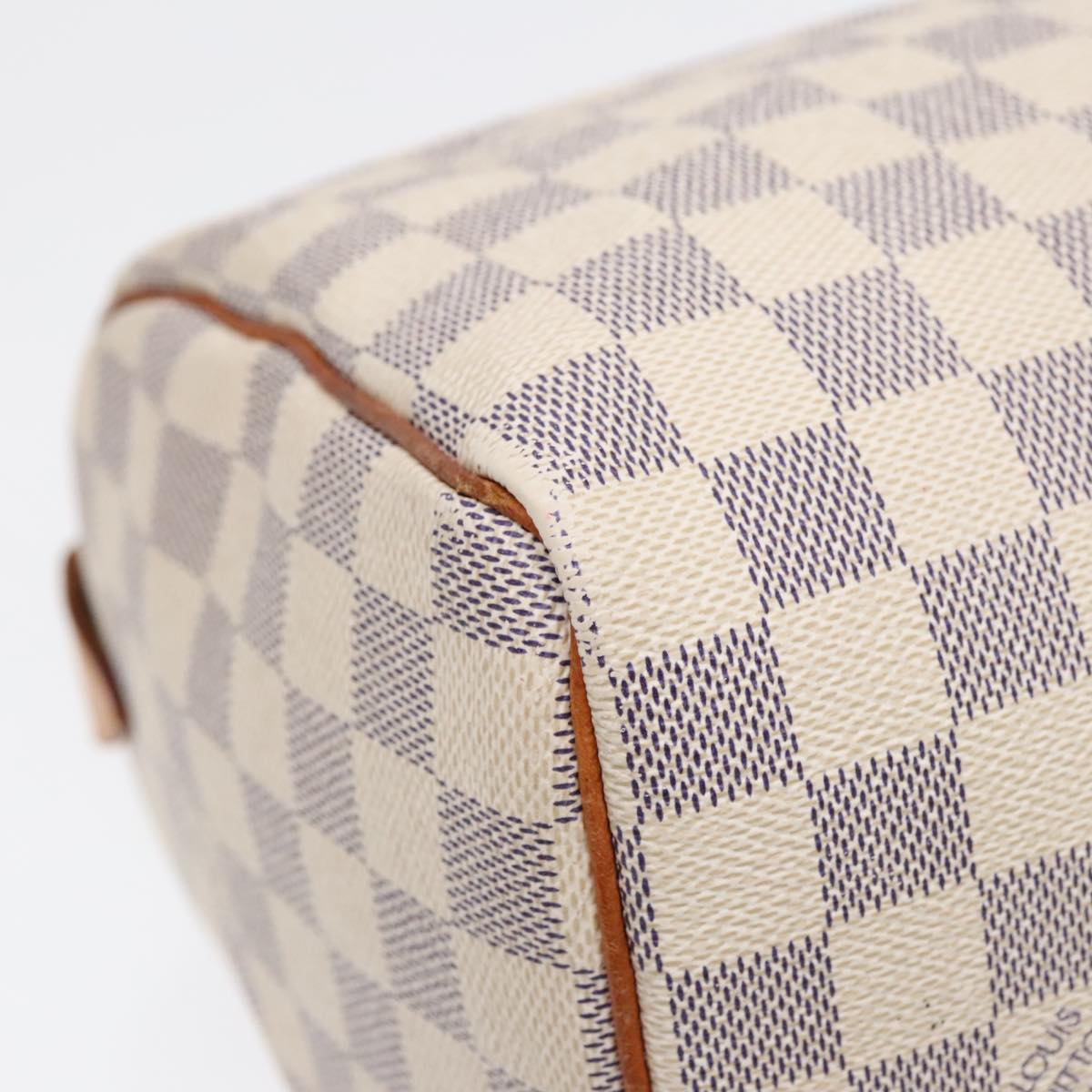 LOUIS VUITTON Damier Azur Speedy 25 Hand Bag N41534 LV Auth 92015