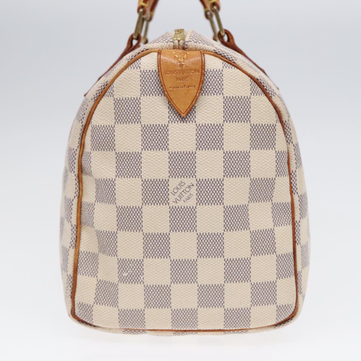 LOUIS VUITTON Damier Azur Speedy 25 Hand Bag N41534 LV Auth 92015