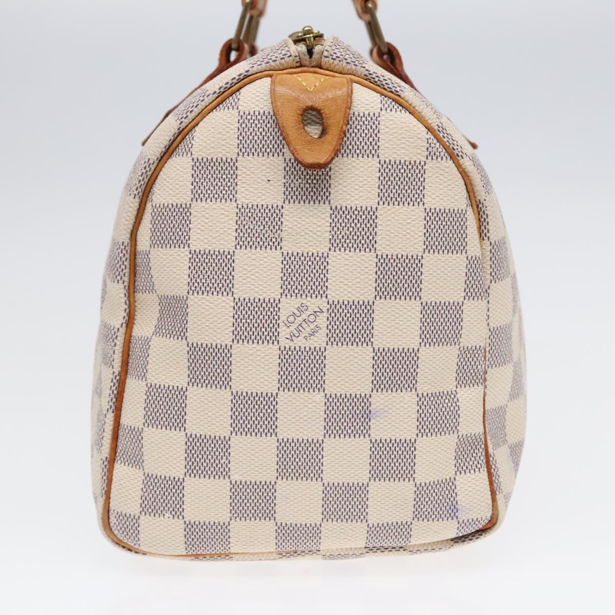 LOUIS VUITTON Damier Azur Speedy 25 Hand Bag N41534 LV Auth 92015