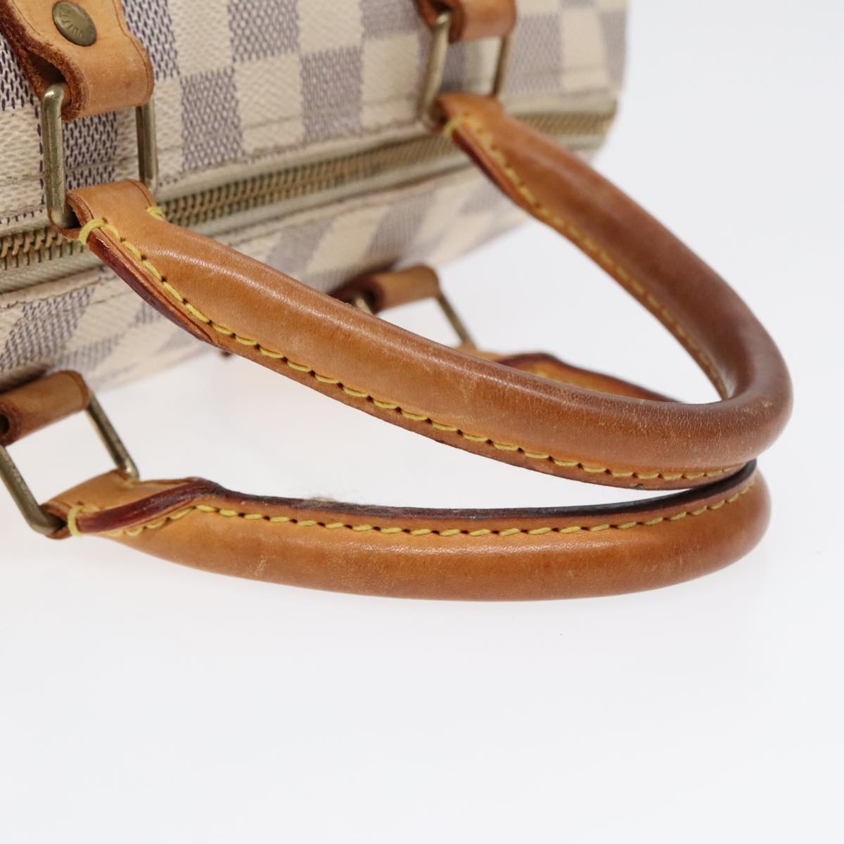 LOUIS VUITTON Damier Azur Speedy 25 Hand Bag N41534 LV Auth 92015