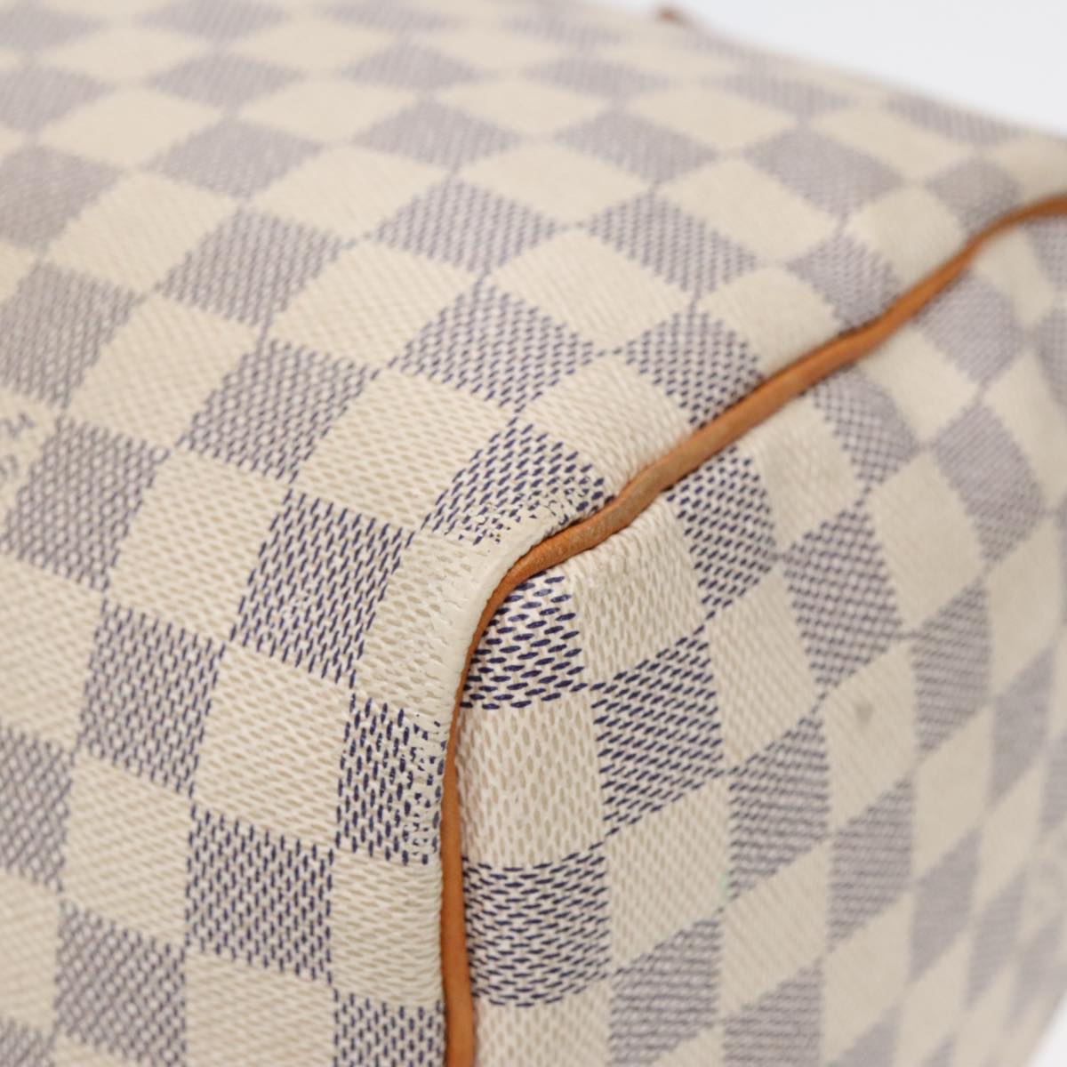 LOUIS VUITTON Damier Azur Speedy 30 Hand Bag N41533 LV Auth 92016