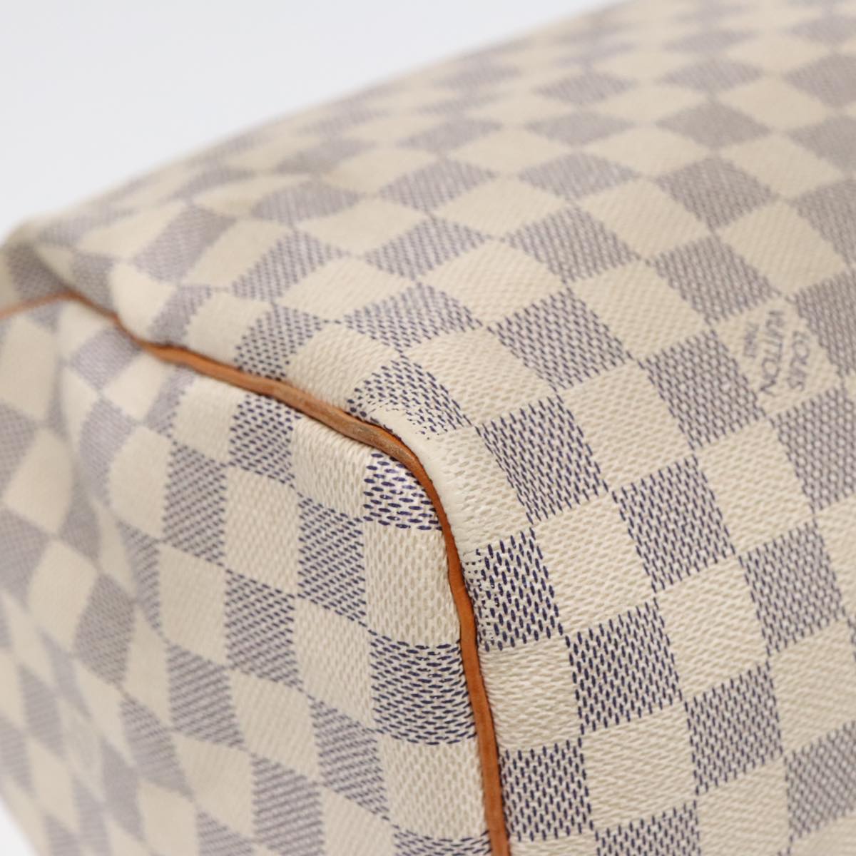 LOUIS VUITTON Damier Azur Speedy 30 Hand Bag N41533 LV Auth 92016