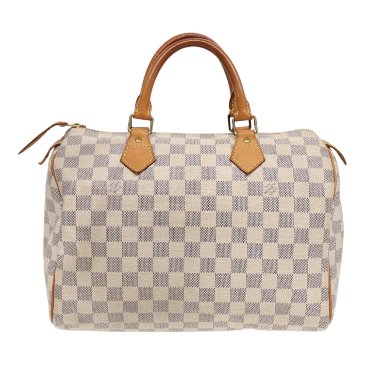 LOUIS VUITTON Damier Azur Speedy 30 Hand Bag N41533 LV Auth 92016