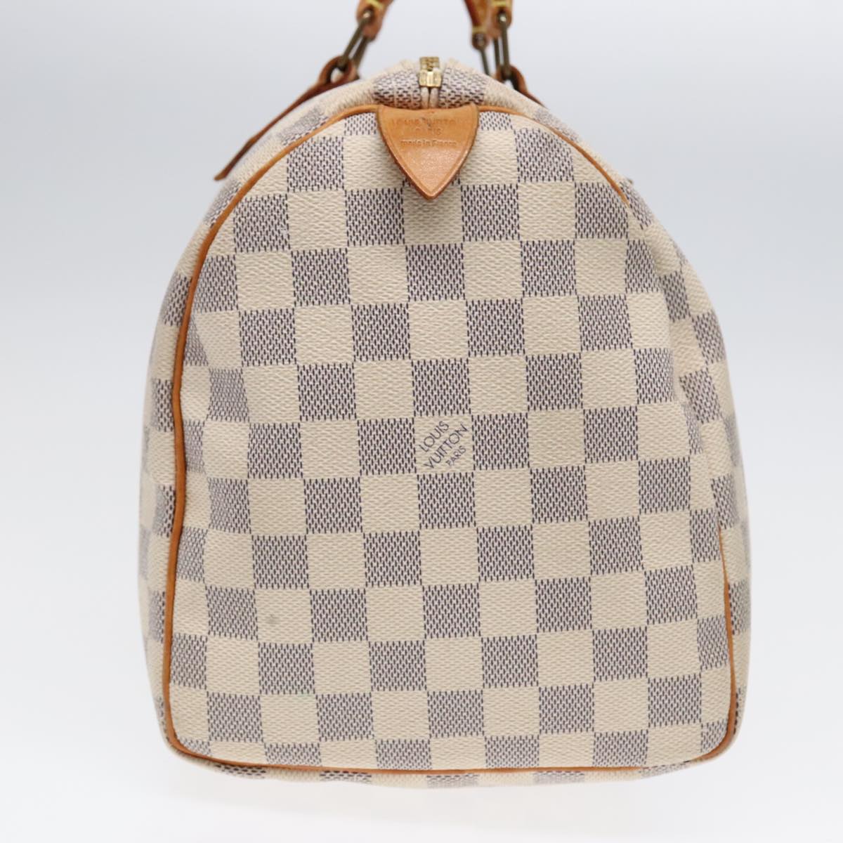 LOUIS VUITTON Damier Azur Speedy 30 Hand Bag N41533 LV Auth 92016