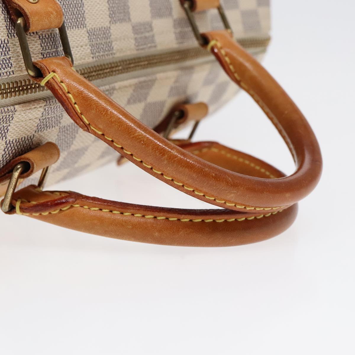 LOUIS VUITTON Damier Azur Speedy 30 Hand Bag N41533 LV Auth 92016