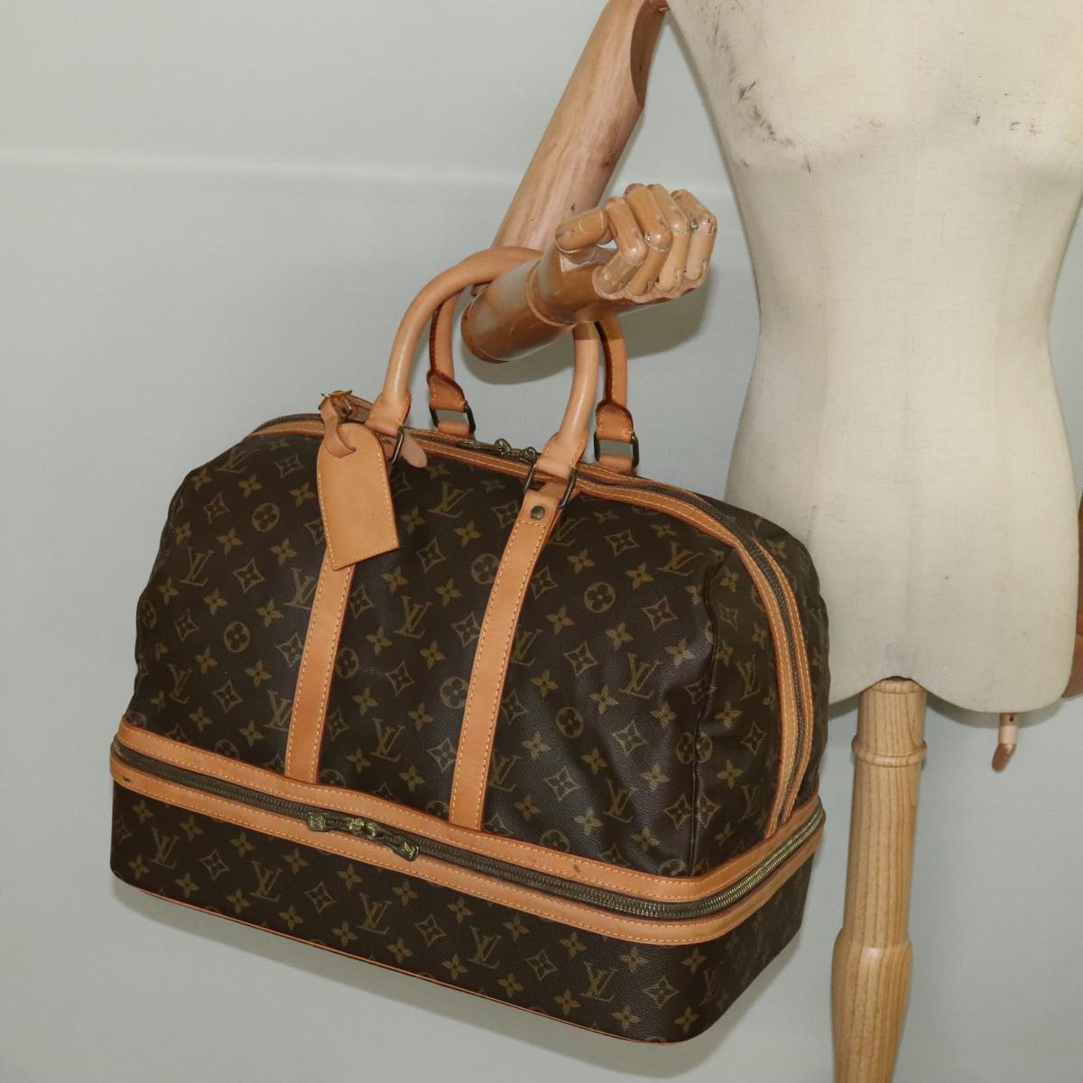 LOUIS VUITTON Monogram sack sports Boston Bag M41444 LV Auth 92017