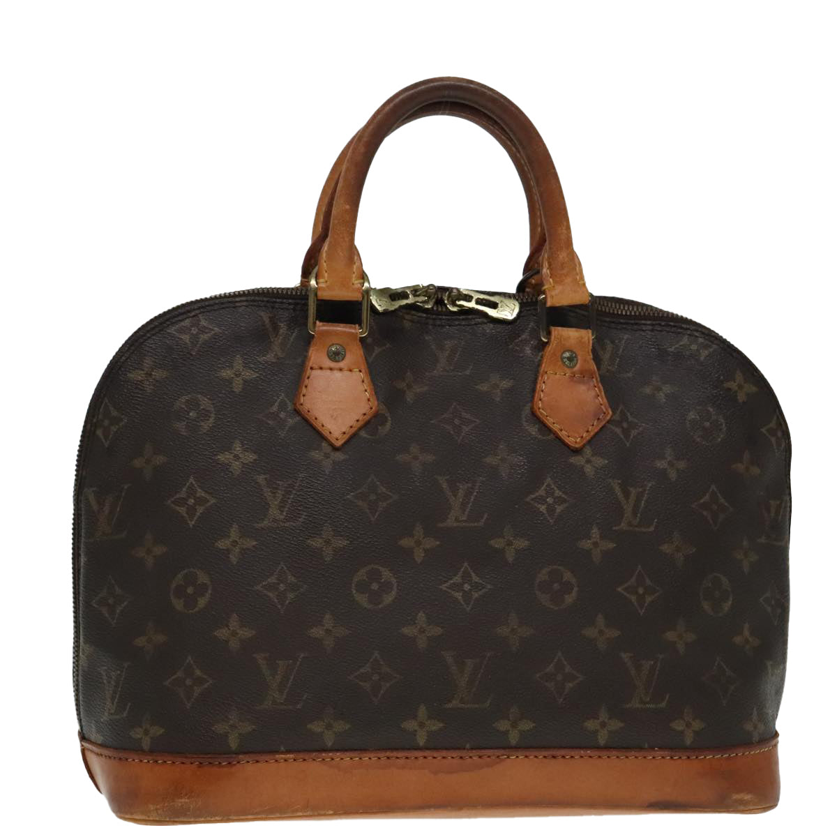 LOUIS VUITTON Monogram Alma Hand Bag M51130 LV Auth 92020