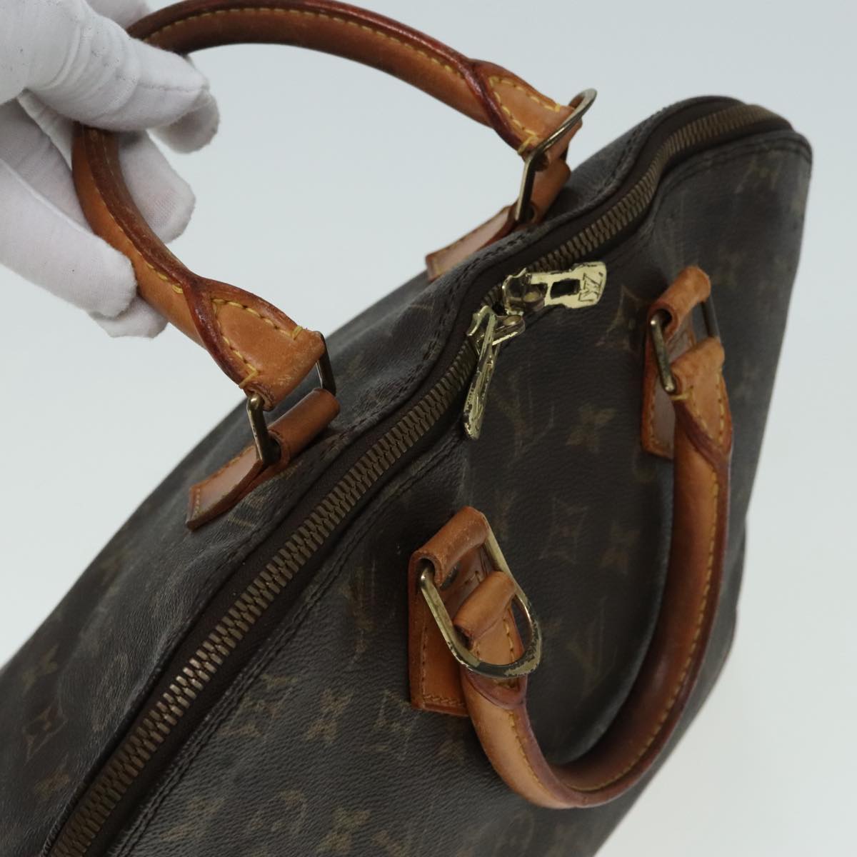 LOUIS VUITTON Monogram Alma Hand Bag M51130 LV Auth 92020