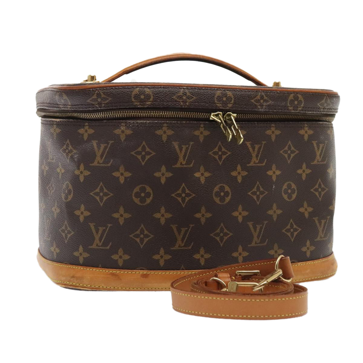 LOUIS VUITTON Monogram Nice Hand Bag M47280 LV Auth 92021