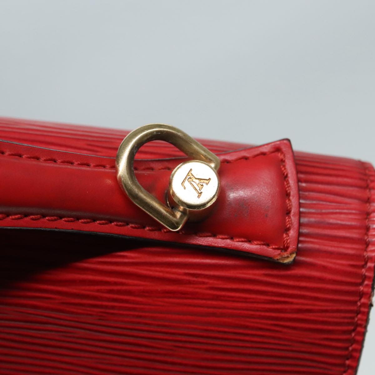 LOUIS VUITTON Epi Monceau 28 Hand Bag Red M40783 LV Auth 92029