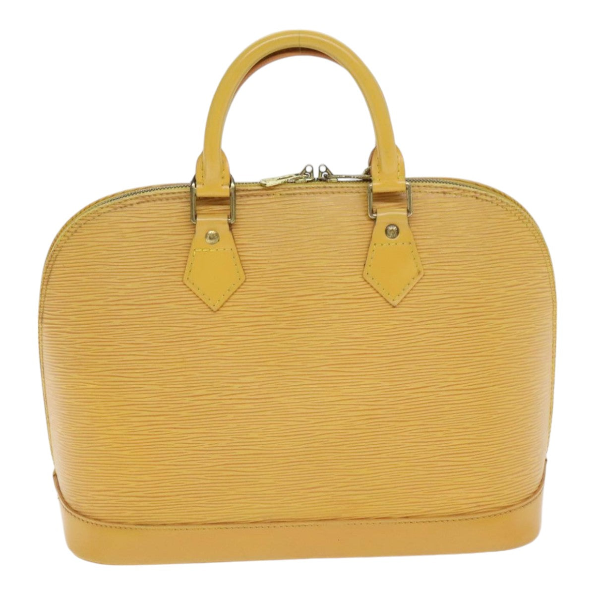 LOUIS VUITTON Epi Alma Hand Bag Yellow M52149 LV Auth 92048