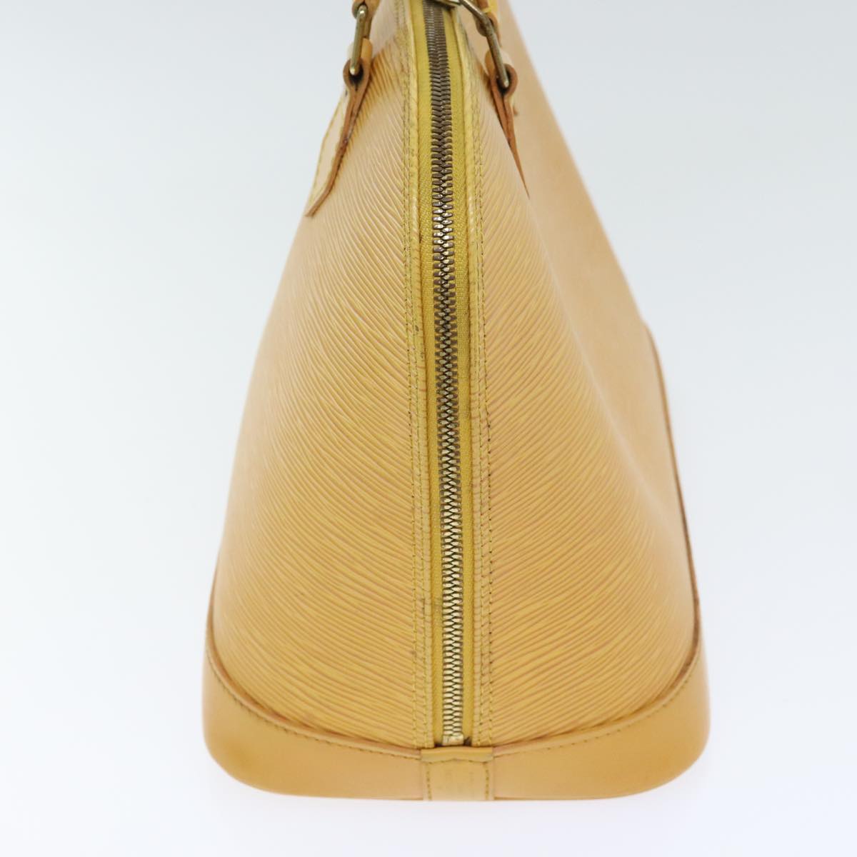 LOUIS VUITTON Epi Alma Hand Bag Yellow M52149 LV Auth 92048