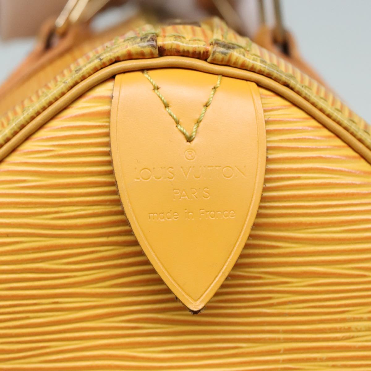 LOUIS VUITTON Epi Speedy 25 Hand Bag Tassili Yellow M43019 LV Auth 92050