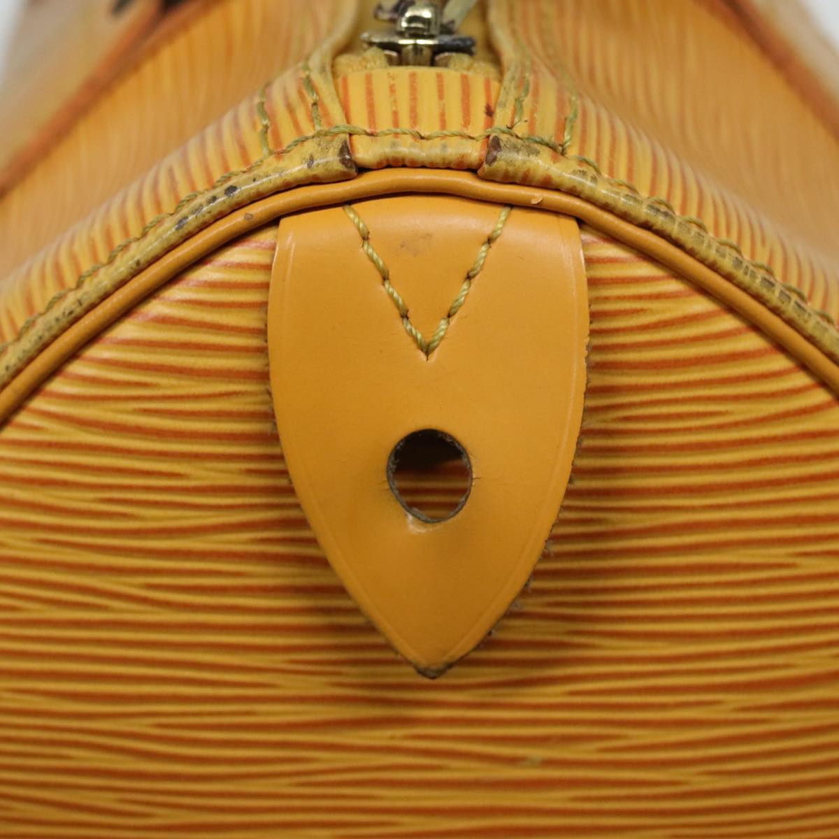 LOUIS VUITTON Epi Speedy 25 Hand Bag Tassili Yellow M43019 LV Auth 92050