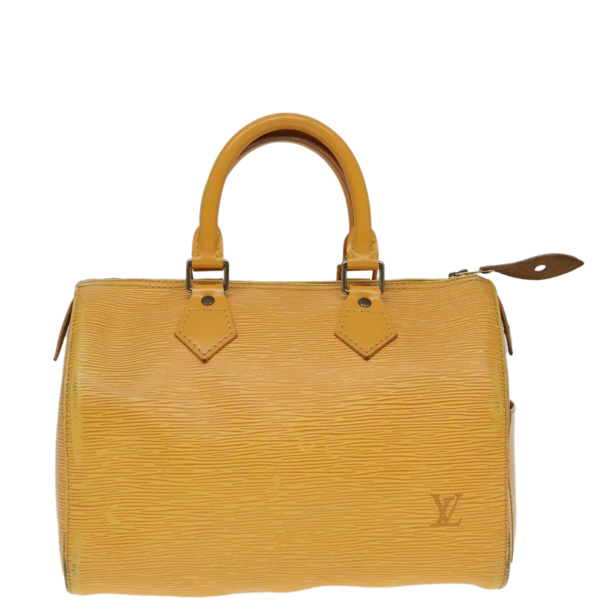 LOUIS VUITTON Epi Speedy 25 Hand Bag Tassili Yellow M43019 LV Auth 92050