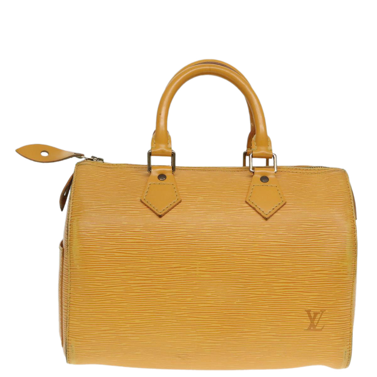 LOUIS VUITTON Epi Speedy 25 Hand Bag Tassili Yellow M43019 LV Auth 92050