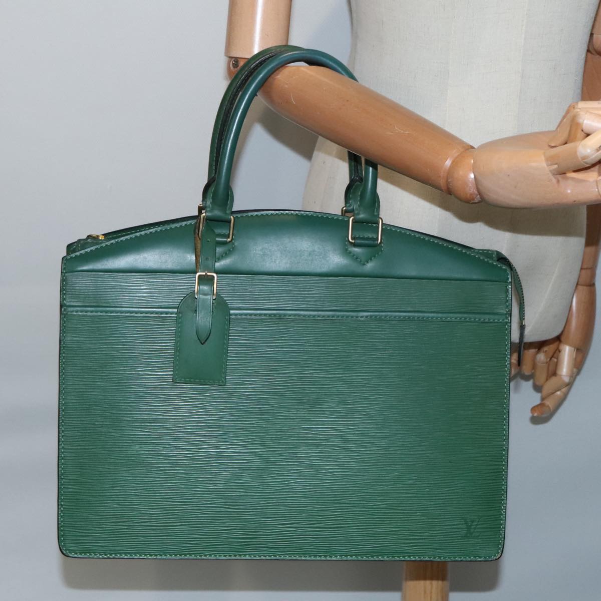 LOUIS VUITTON Epi Riviera Hand Bag Green M48184 LV Auth 92054