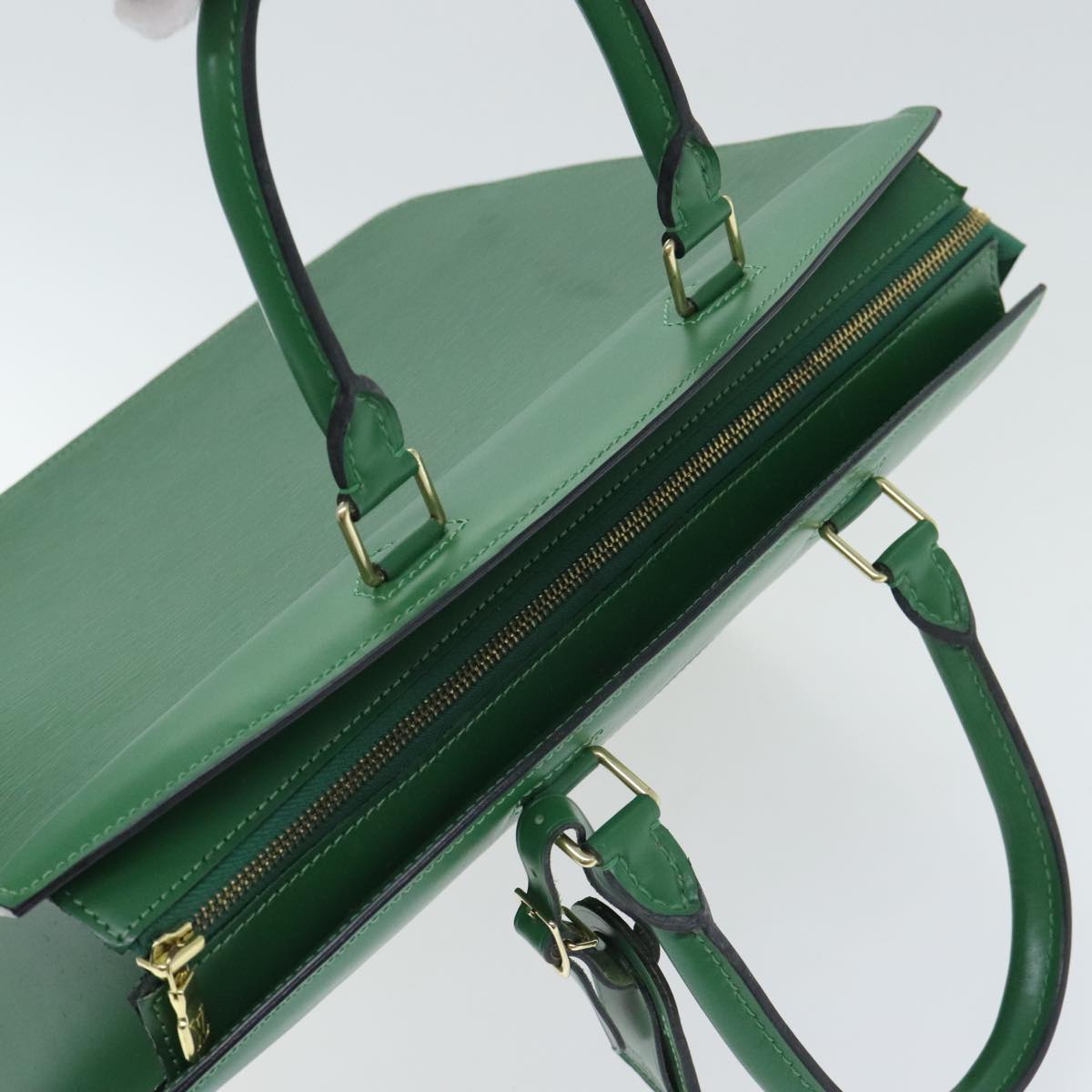 LOUIS VUITTON Epi Riviera Hand Bag Green M48184 LV Auth 92055