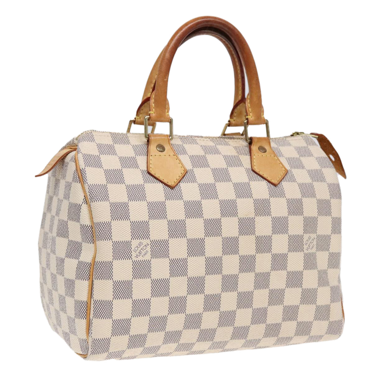 LOUIS VUITTON Damier Azur Speedy 25 Hand Bag N41534 LV Auth 92185