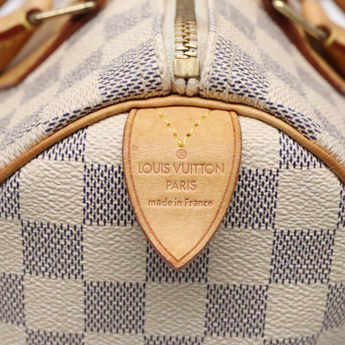 LOUIS VUITTON Damier Azur Speedy 25 Hand Bag N41534 LV Auth 92185