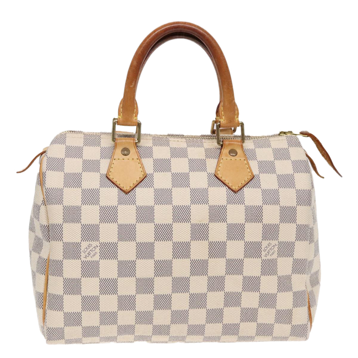 LOUIS VUITTON Damier Azur Speedy 25 Hand Bag N41534 LV Auth 92185