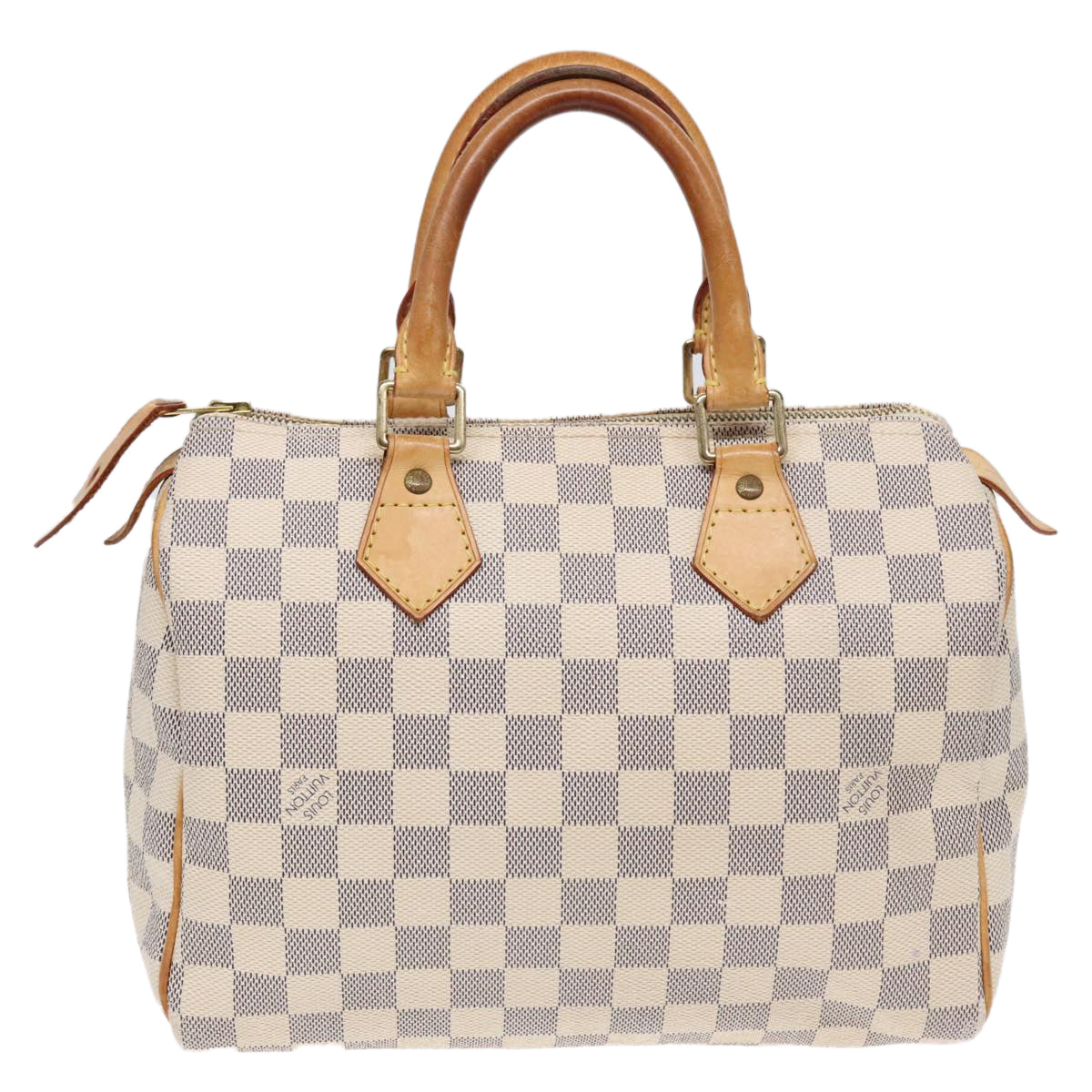 LOUIS VUITTON Damier Azur Speedy 25 Hand Bag N41534 LV Auth 92185