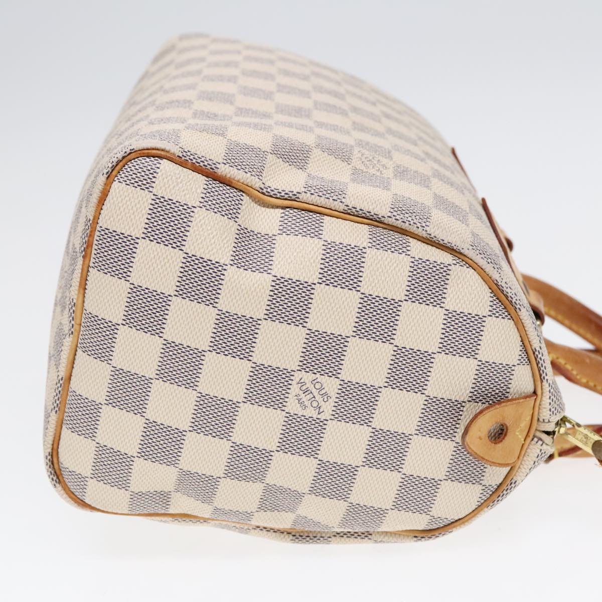 LOUIS VUITTON Damier Azur Speedy 25 Hand Bag N41534 LV Auth 92185