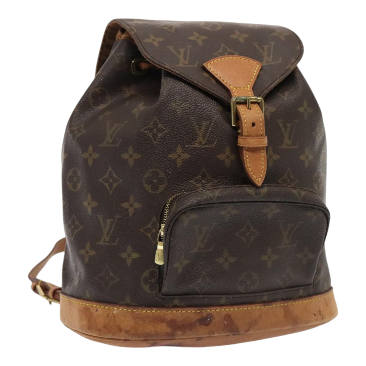 LOUIS VUITTON Monogram Montsouris MM Backpack M51136 LV Auth 92197