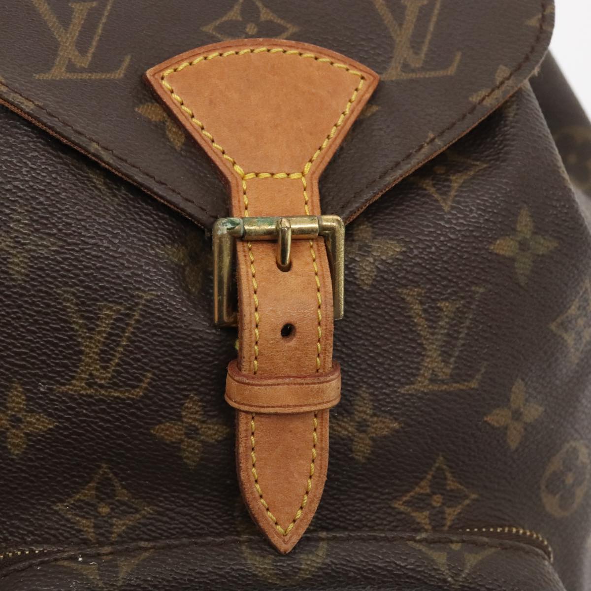 LOUIS VUITTON Monogram Montsouris MM Backpack M51136 LV Auth 92197